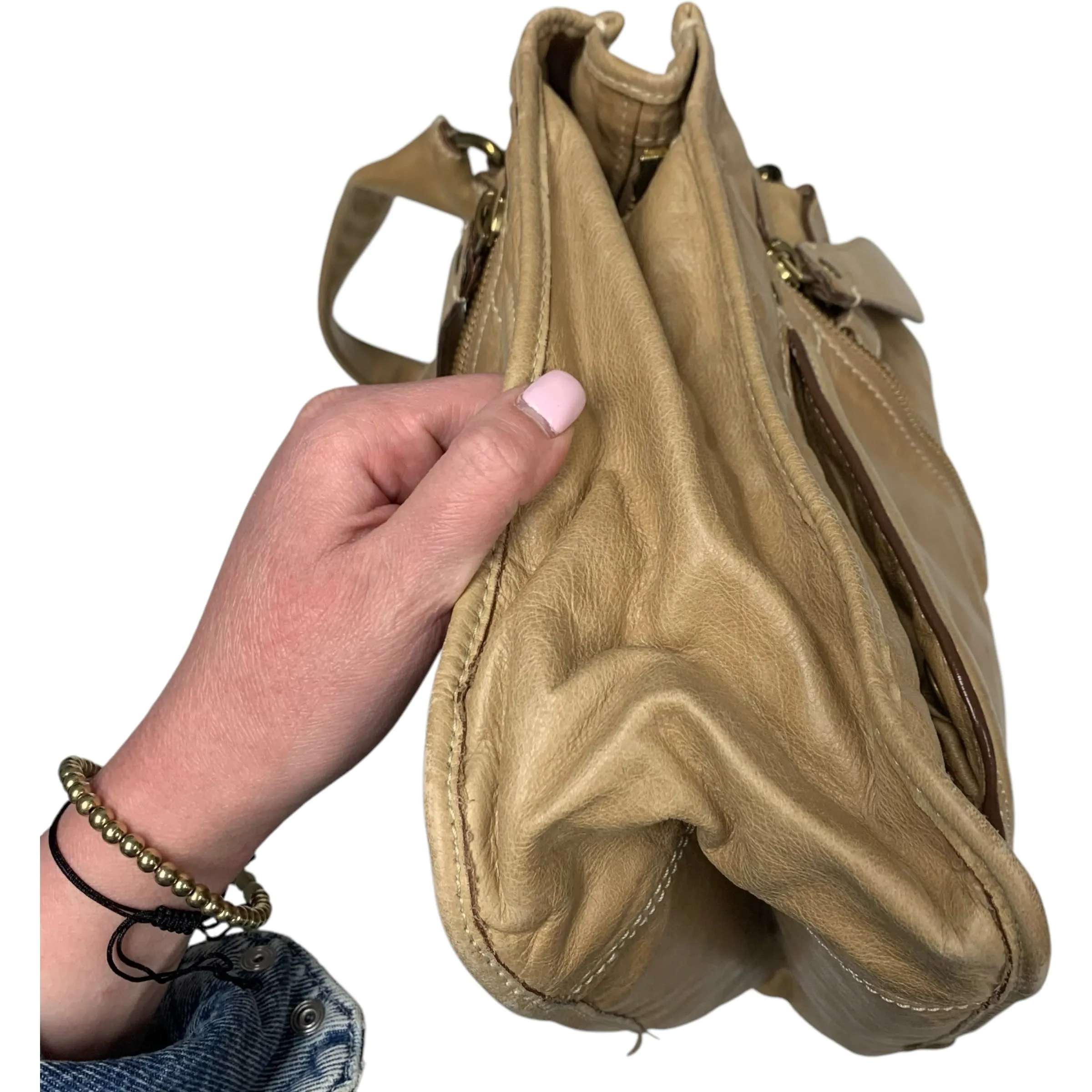 Handbag Luxury Designer By Chloe, Size: Large