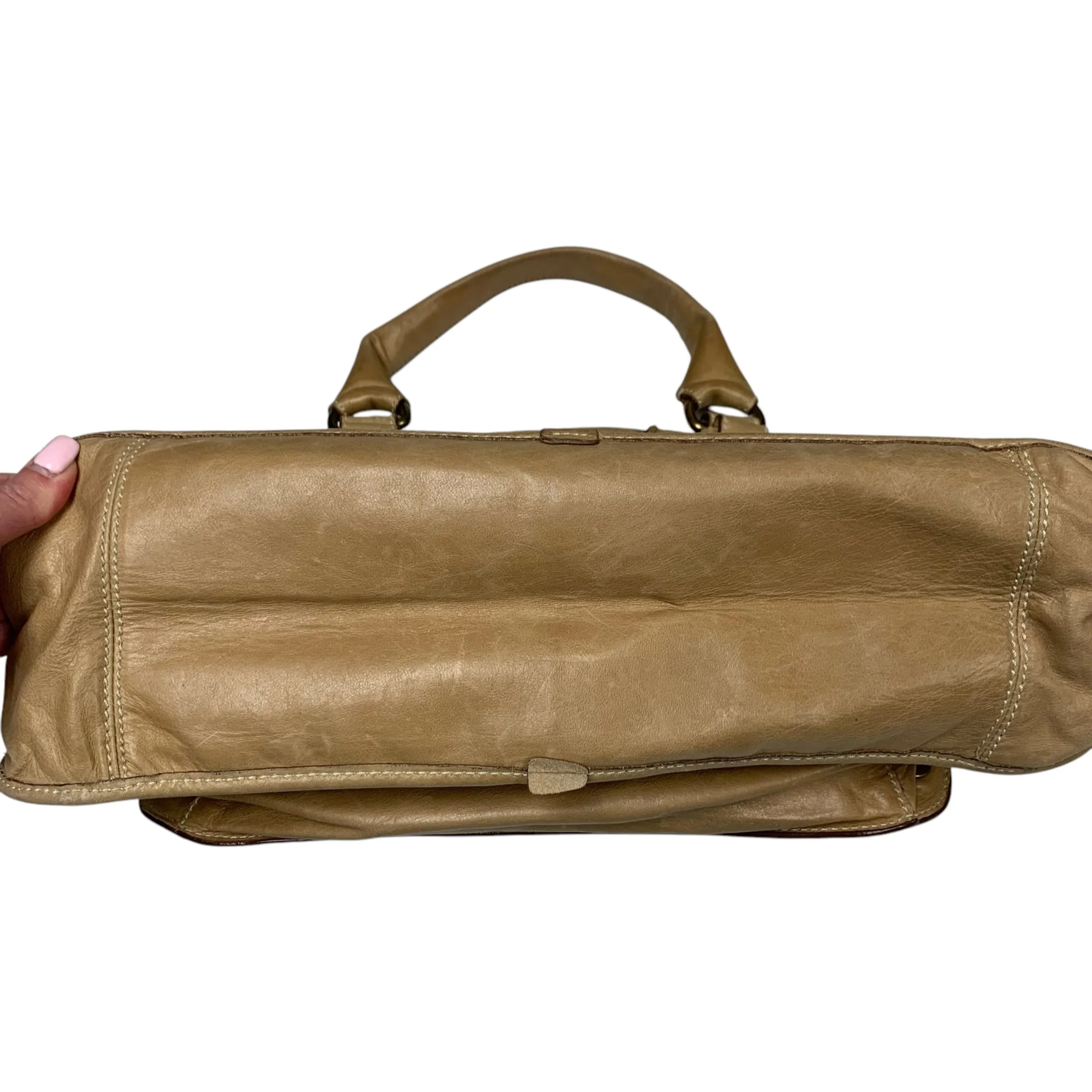 Handbag Luxury Designer By Chloe, Size: Large