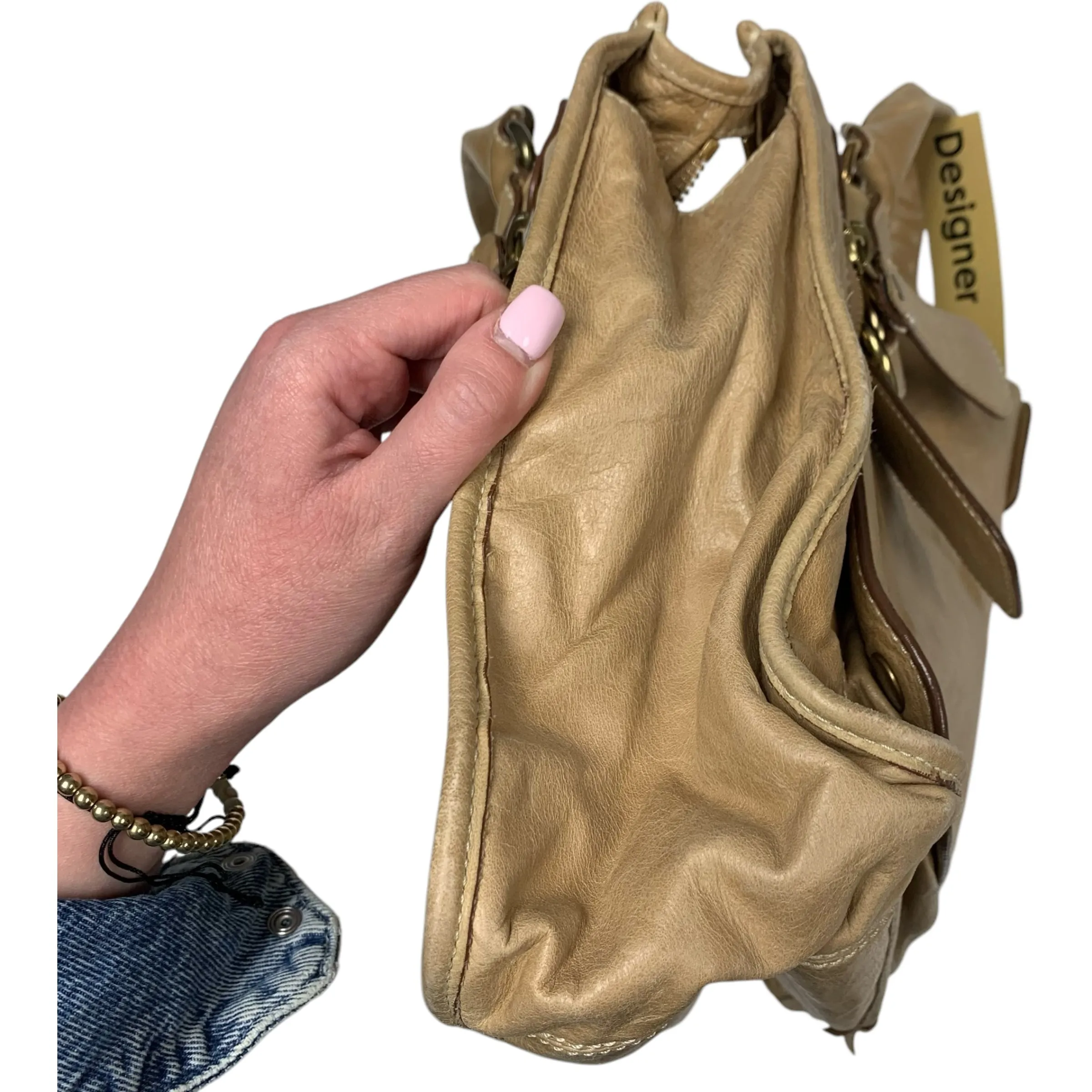 Handbag Luxury Designer By Chloe, Size: Large