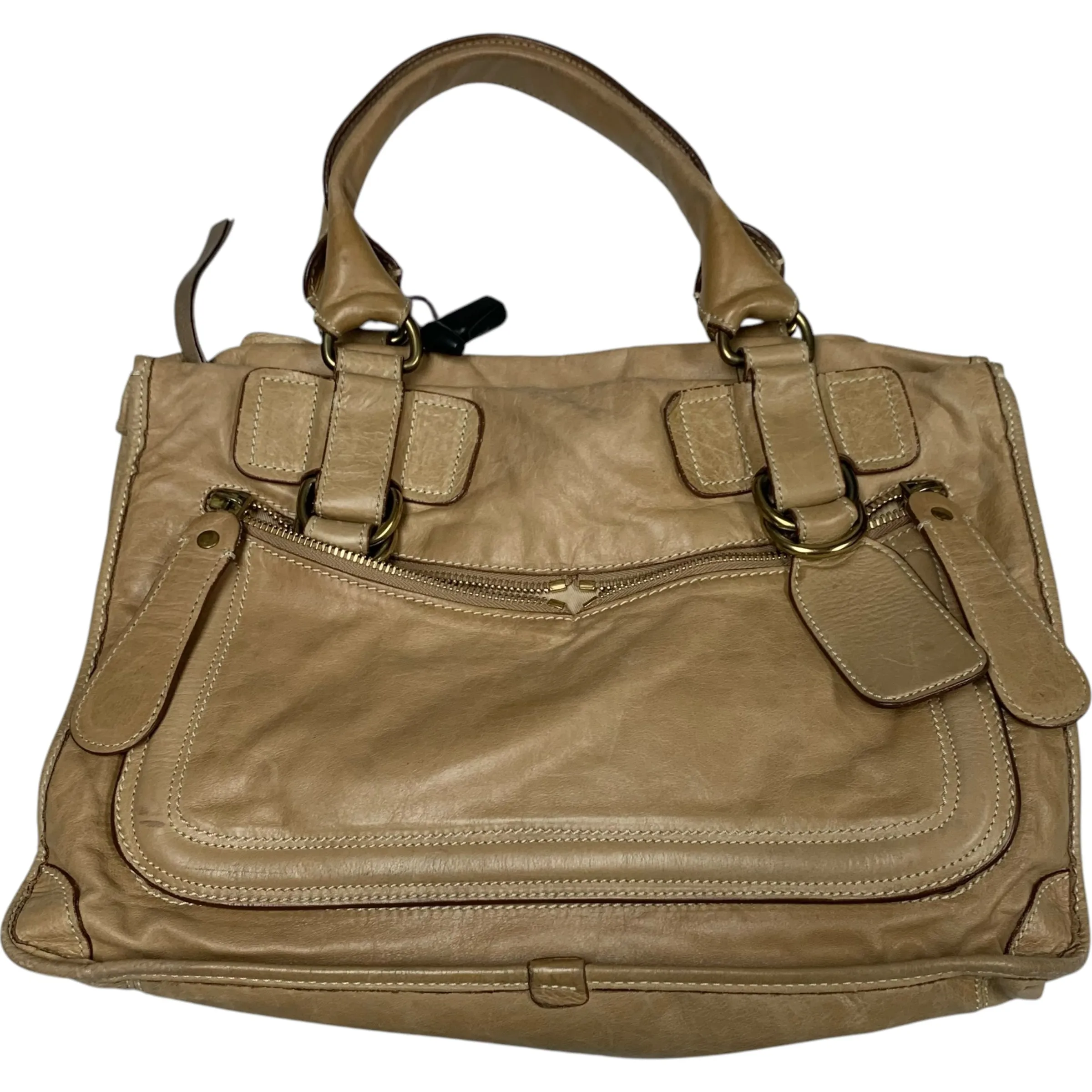 Handbag Luxury Designer By Chloe, Size: Large