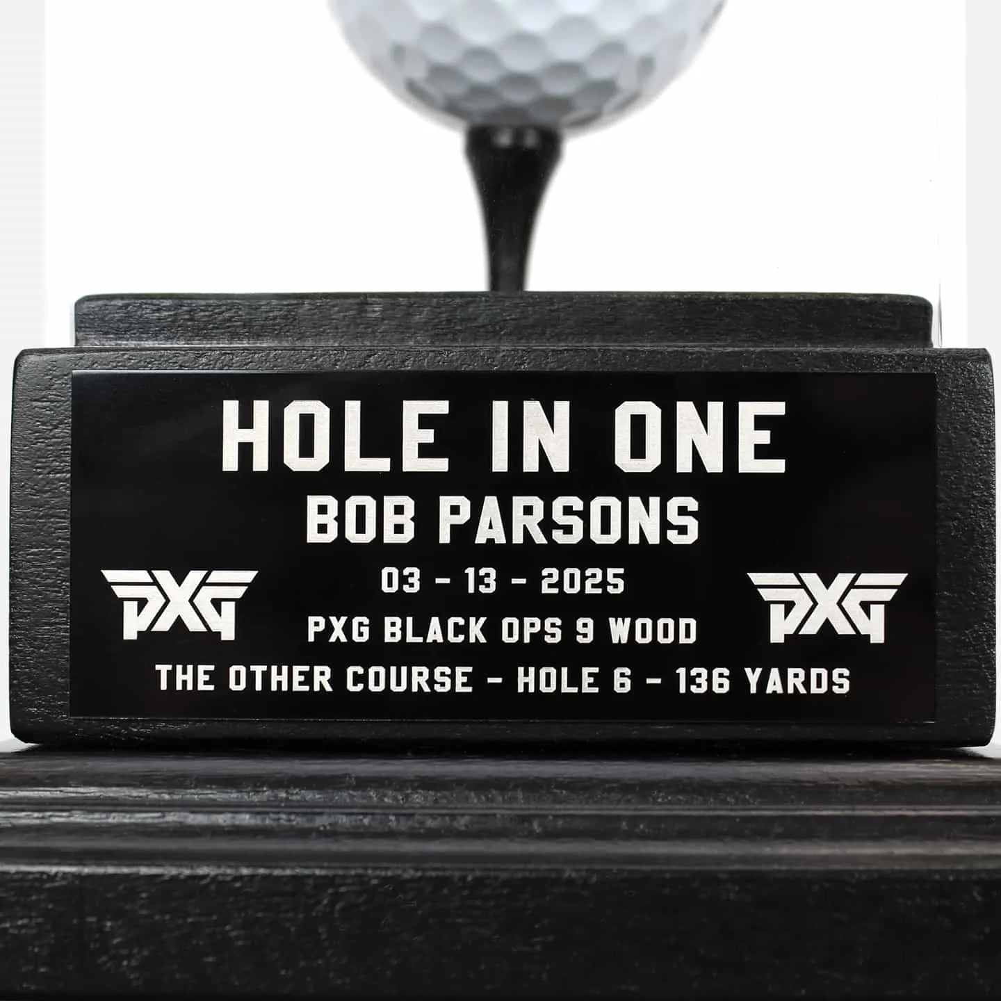 Hole In One Trophy - Black