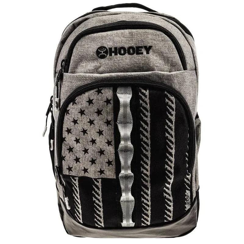HOOey Ox Flag (Grey/Black) - Backpack