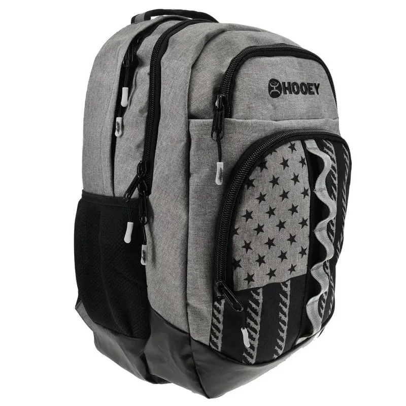 HOOey Ox Flag (Grey/Black) - Backpack
