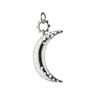 Monica Rich Kosann Dream Moon Charm with Sapphires