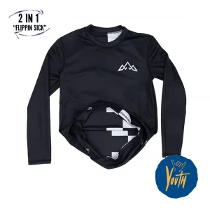 Mullet Reversible Ride Jersey (L/S) - Checkmate (Youth)