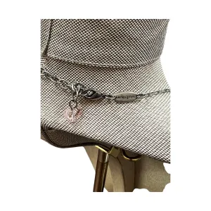 Necklace Pendant By Sabika In Silver & Yellow