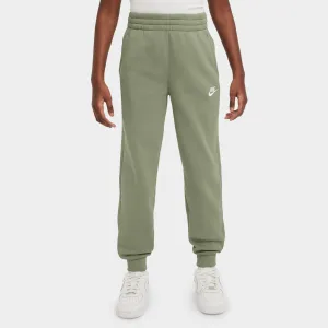 Nike Juniors' Club Fleece Joggers / Oil Green