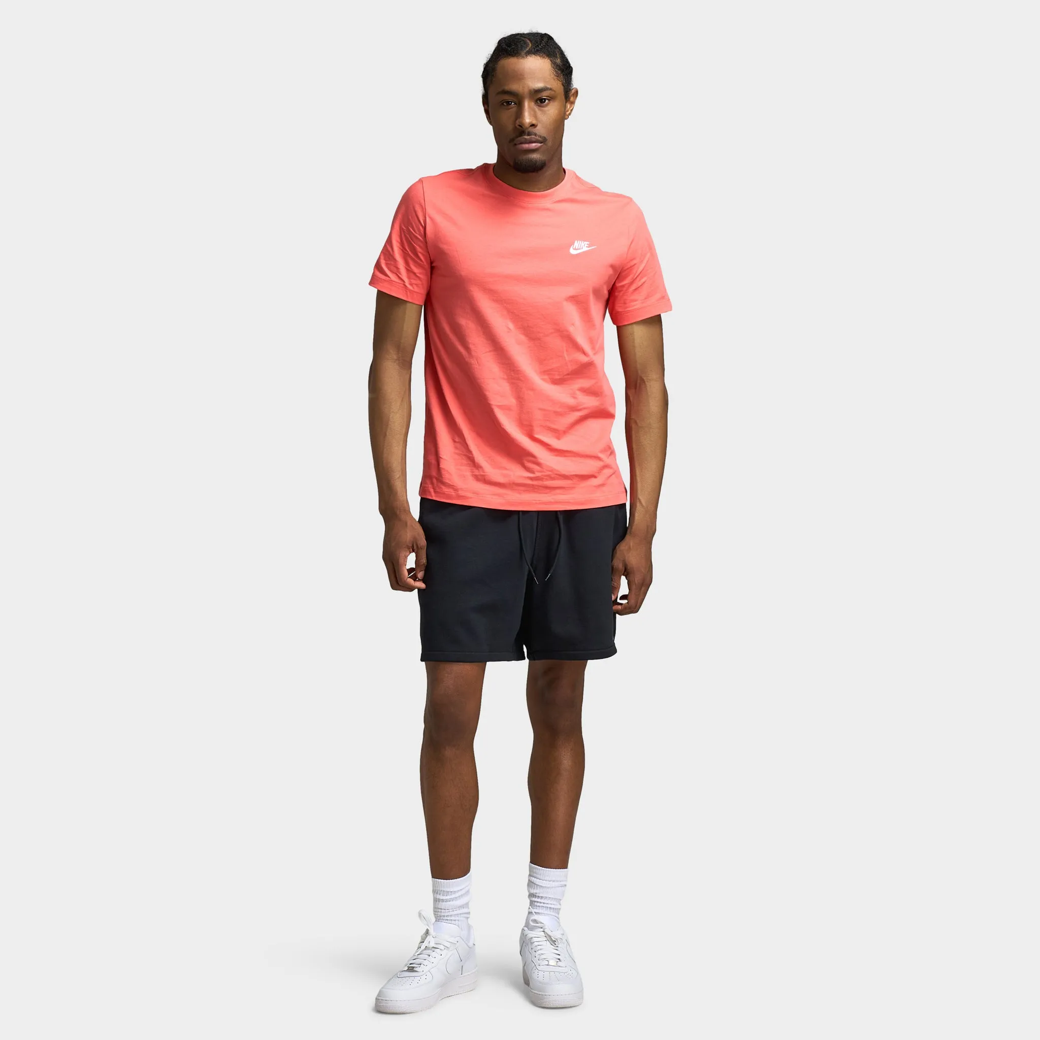 Nike Sportswear Club T-Shirt Magic Ember / White