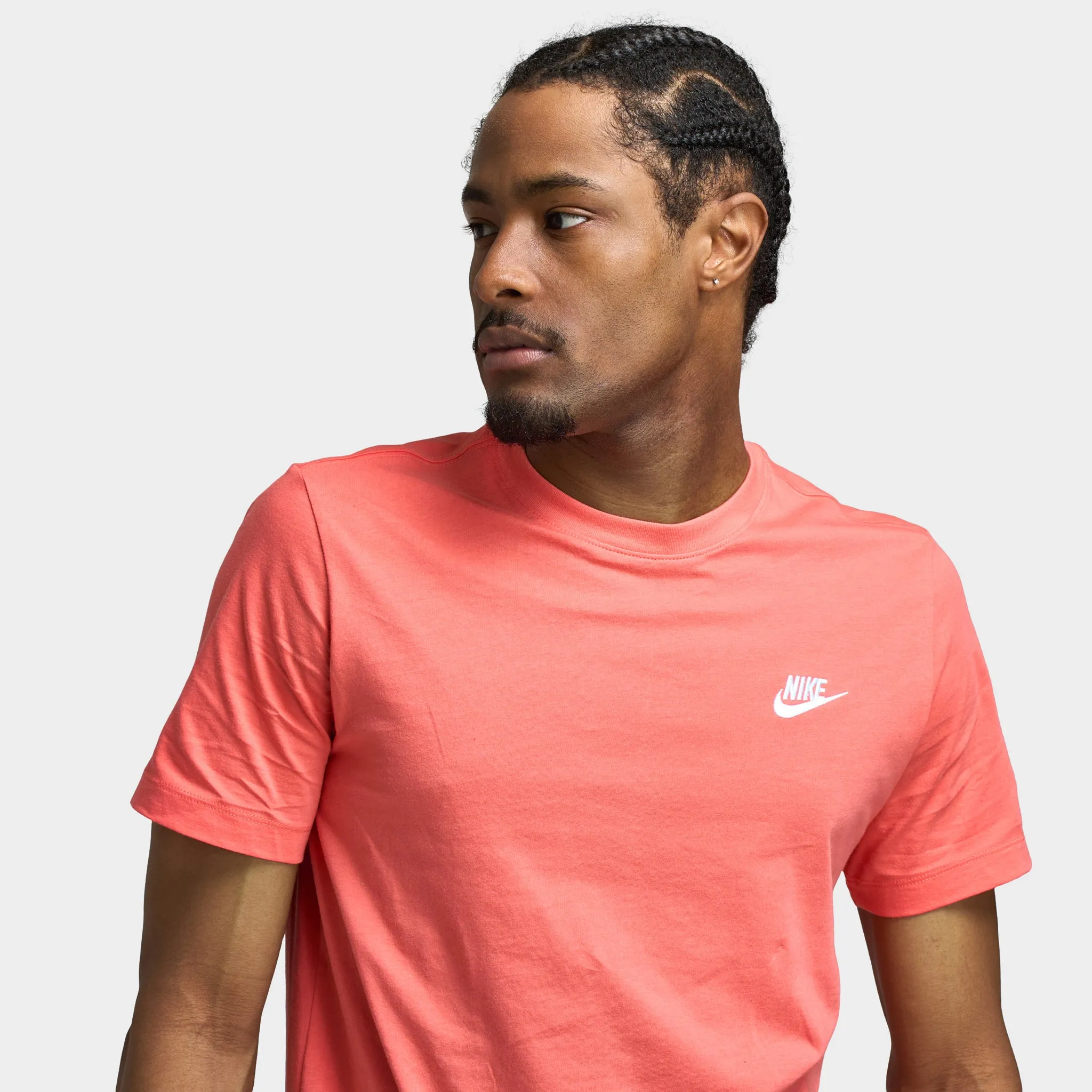 Nike Sportswear Club T-Shirt Magic Ember / White