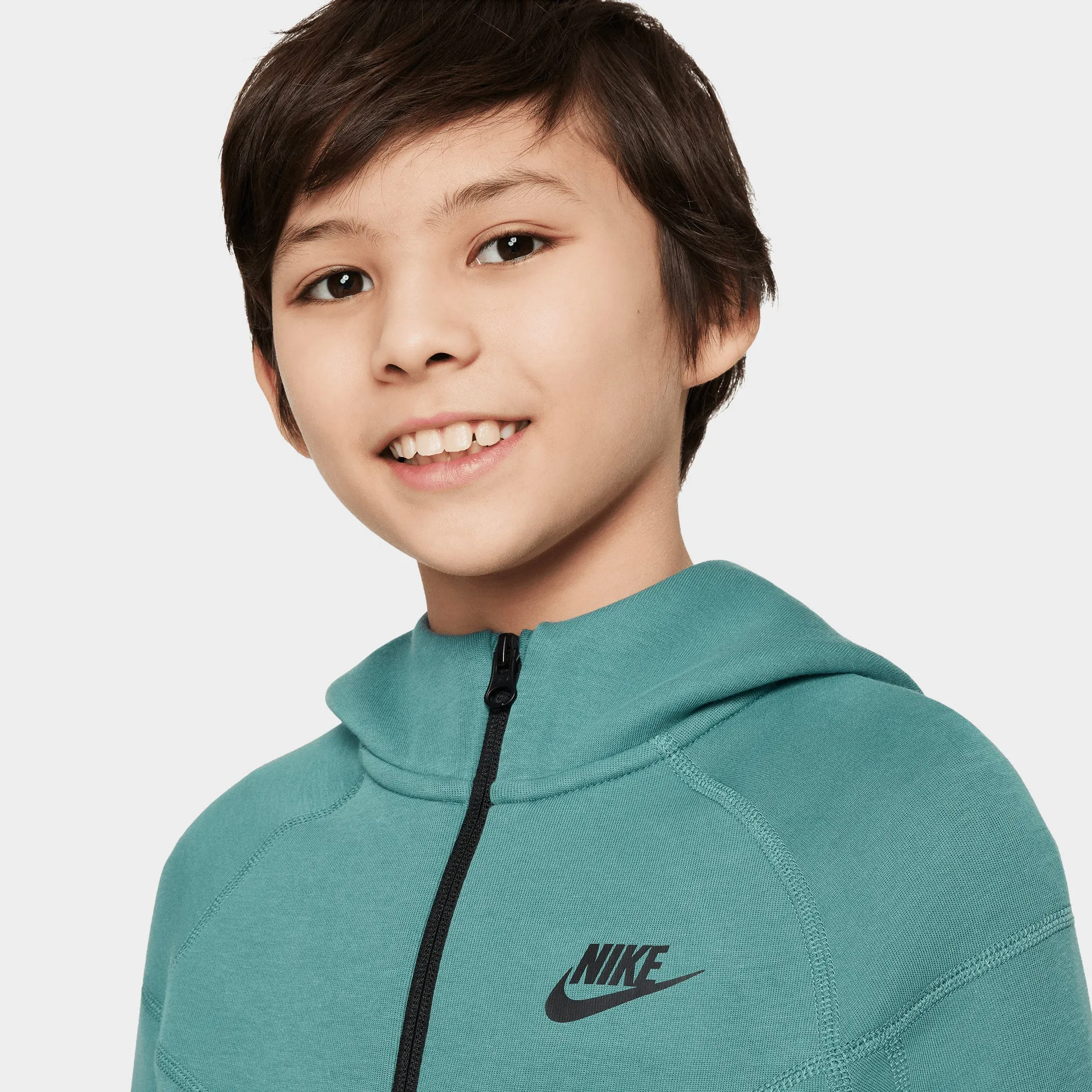 Nike Sportswear Junior Boys' Tech Fleece Full-Zip Hoodie Bicoastal / Black