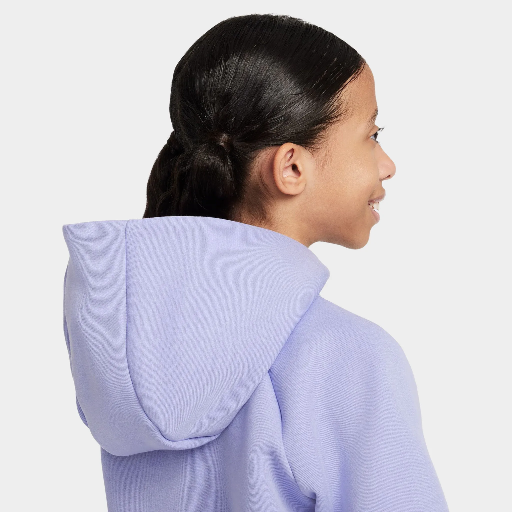 Nike Sportswear Junior Girls' Tech Fleece Hoodie / Purple