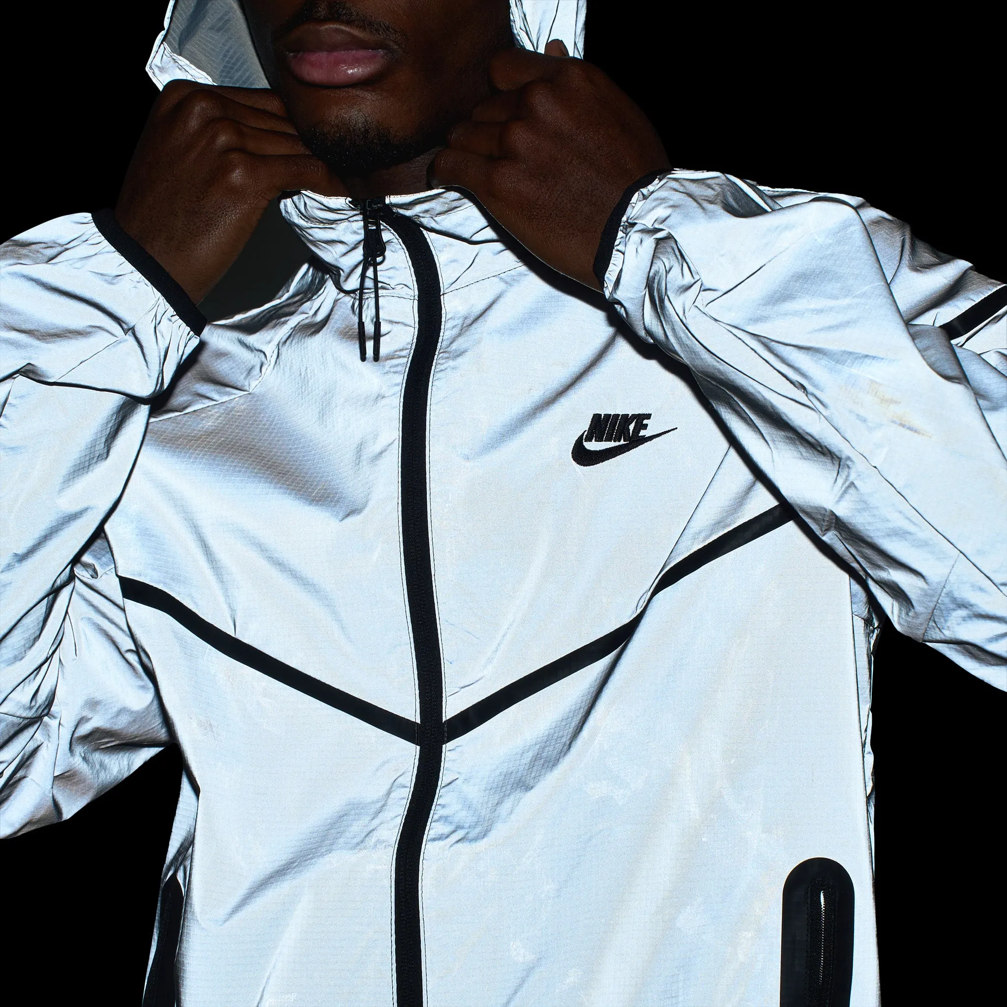 Nike Sportswear Tech Woven Jacket Reflect Silver/ Black