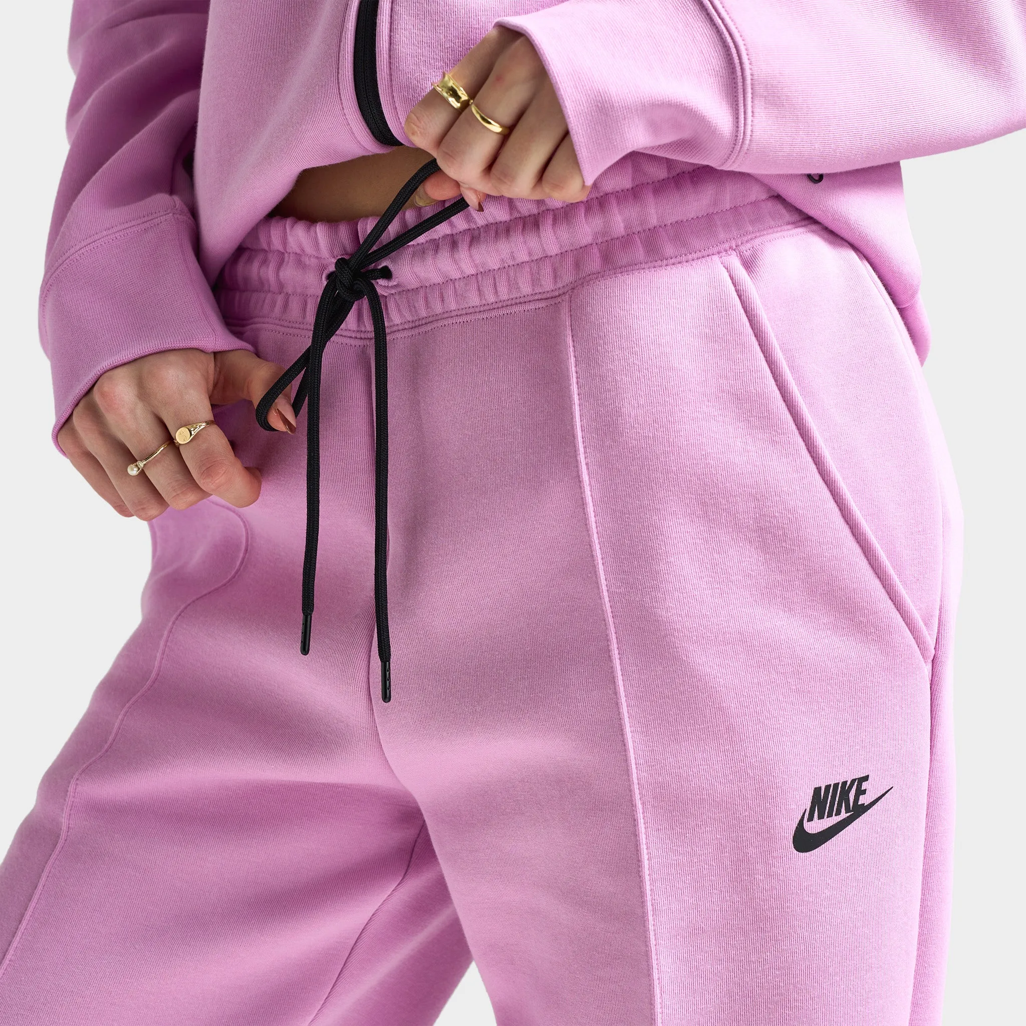 Nike Sportswear Women's Tech Fleece Pants Beyond Pink / Blac
