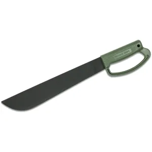 OKC Machete - Camp Plus OD Green Molded Plastic Handle Black Blade | 8510ODTC