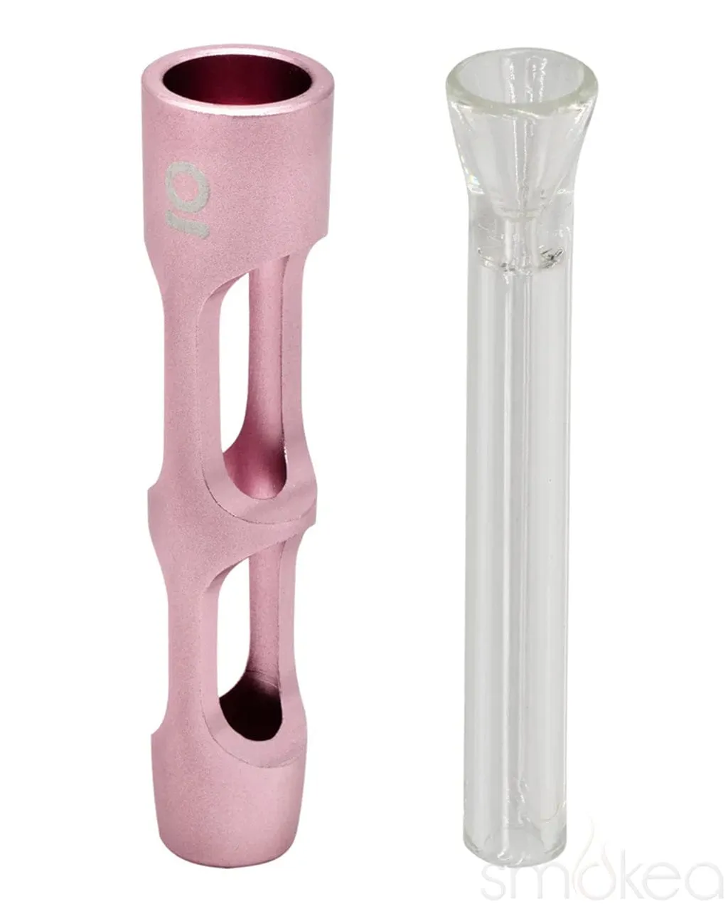 ONGROK Aluminum & Glass Chillum Pipe