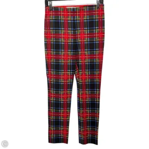 Pants Leggings By Gretchen Scott In Plaid Pattern, Size: S
