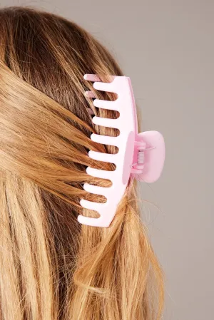 Pink Classic Hair Claw Clip
