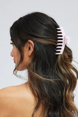 Pink Classic Hair Claw Clip