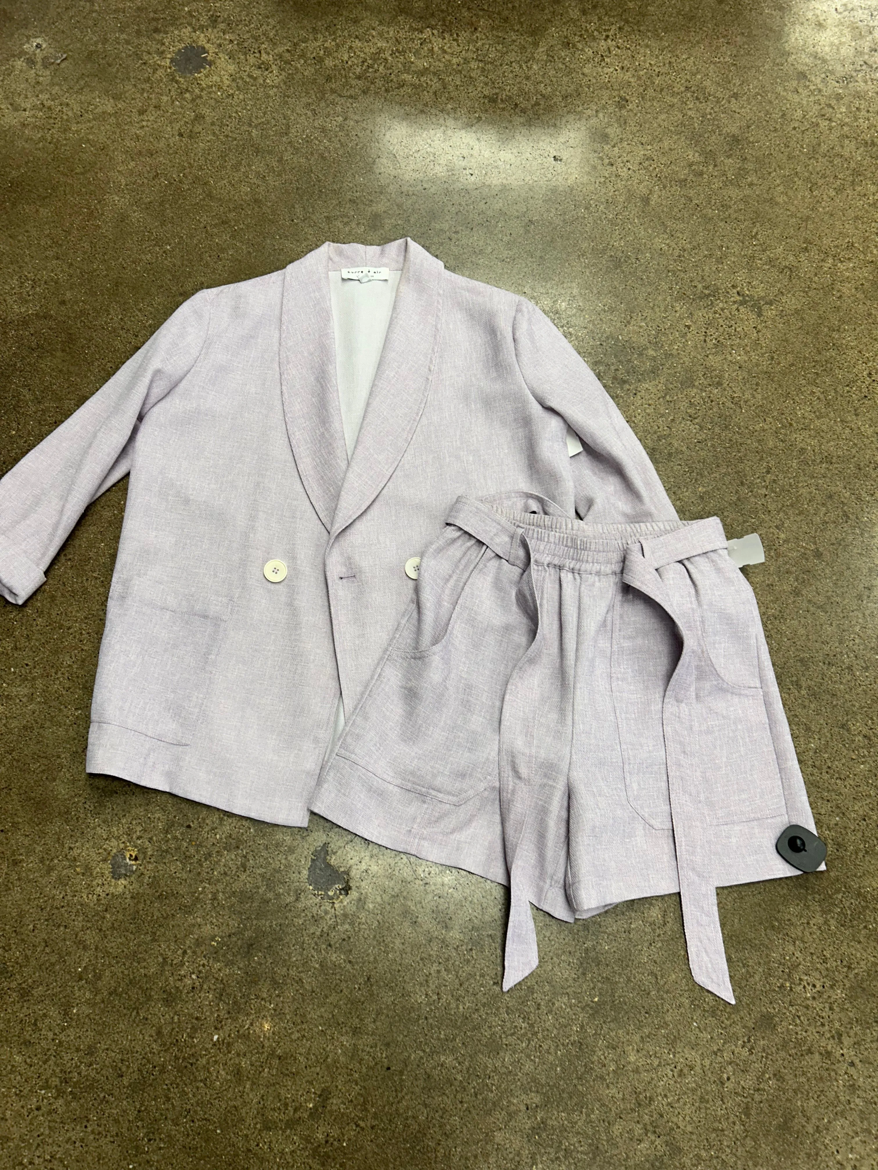 Shorts Set By Current Air In Purple, Size:Xs