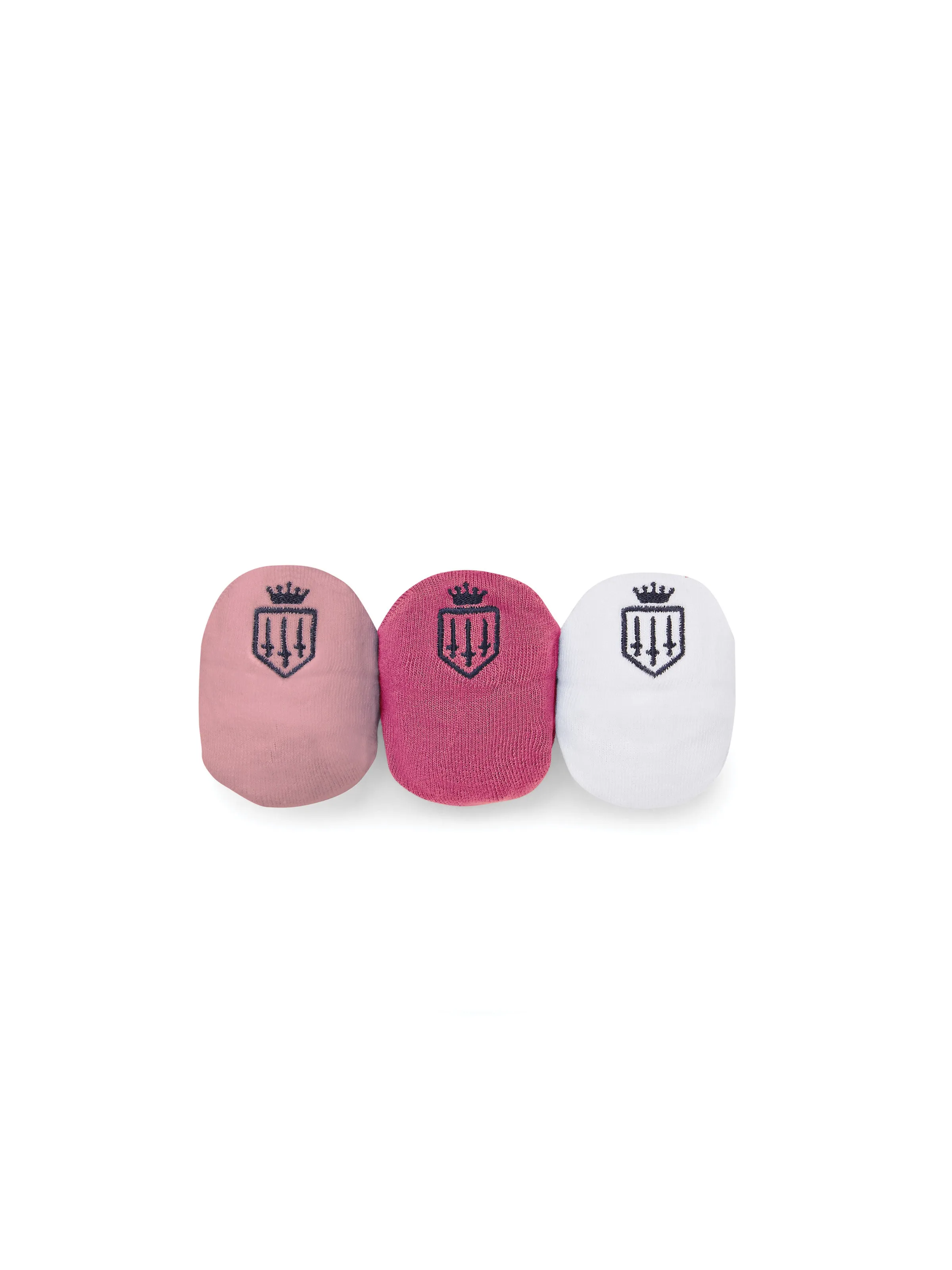 Signature Women's Trainer Socks - White & Pink