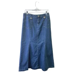 Skirt Maxi By Christopher And Banks In Blue, Size:6