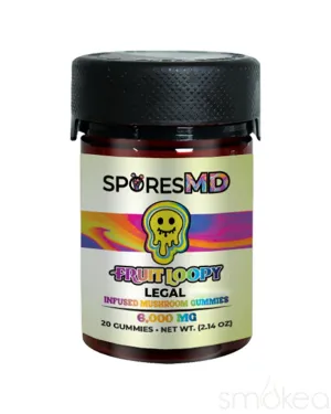 Spores MD Infused Mushroom Gummies - Fruit Loopy (20-Pack)