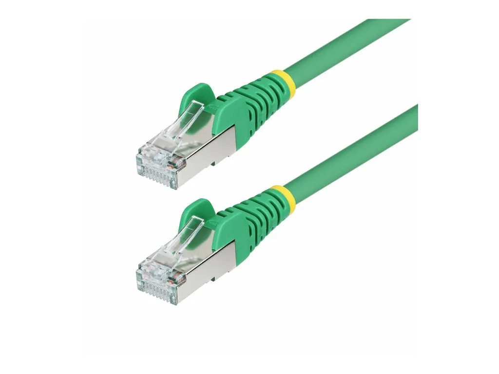 StarTech.com 1ft Green CAT6a Ethernet Cable, Snagless, S/FTP, 10G, LSZH - Patch cable - RJ-45 (M) to RJ-45 (M) - 1 ft - 0.2 in NLGN-1F-CAT6A-PATCH