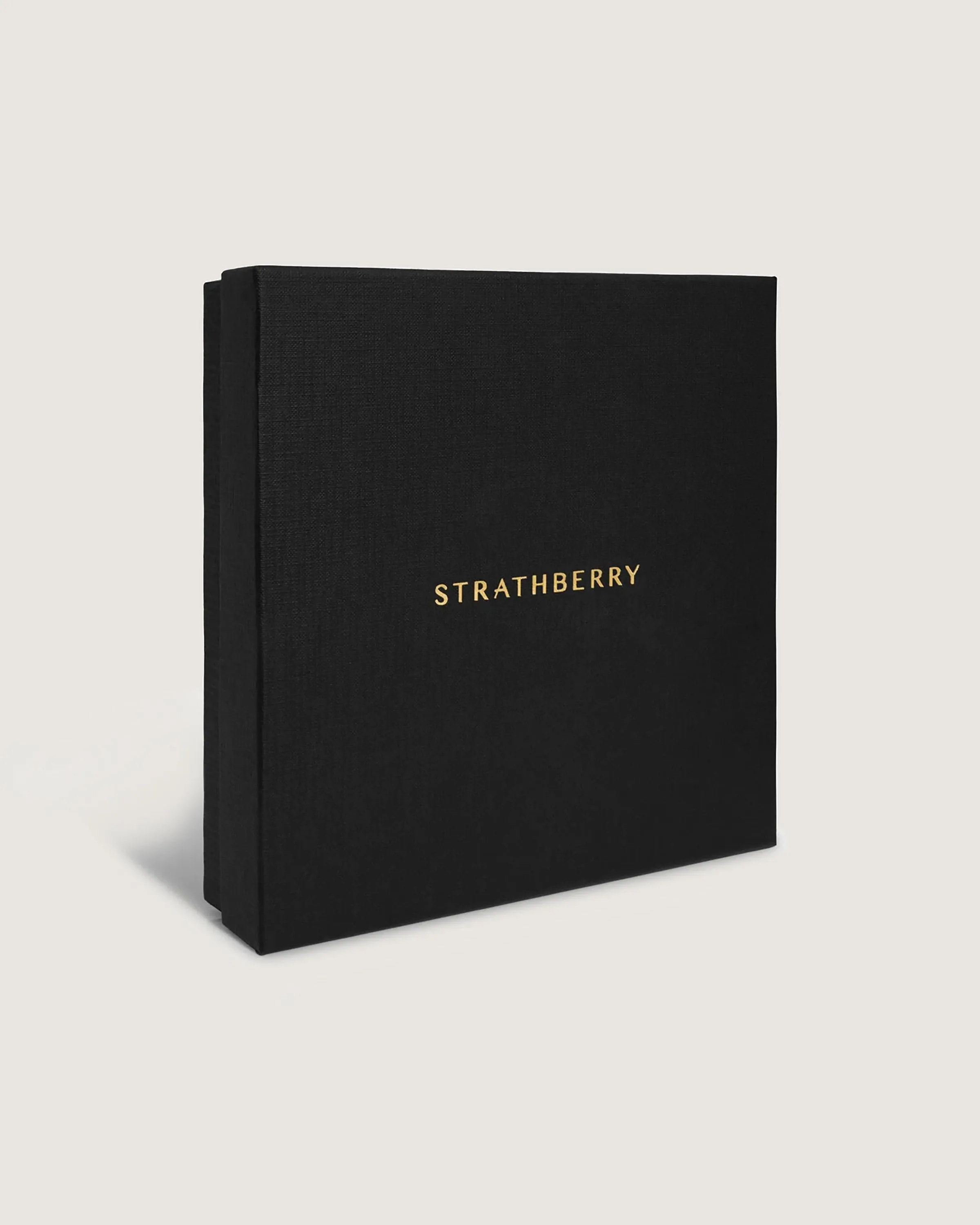 Strathberry Monogram Thin Buckle Belt - Black