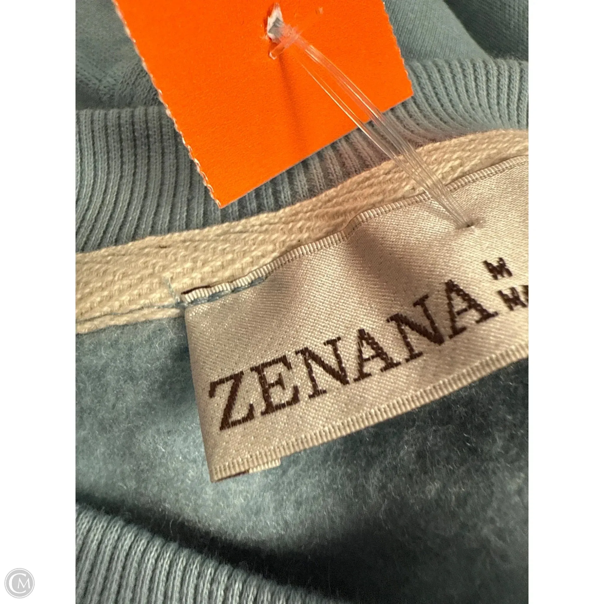 Sweatshirt Crewneck By Zenana Outfitters In Blue, Size: M