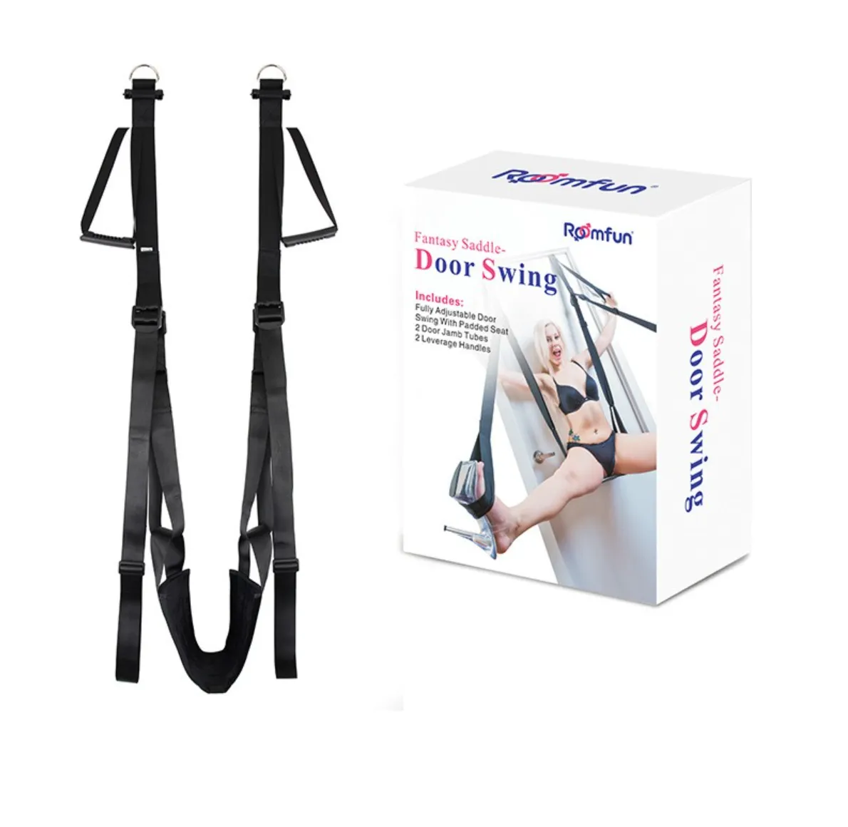 THE ROOMFUN FANTASY SADDLE DOOR SWING FETISH KINK BDSM SET