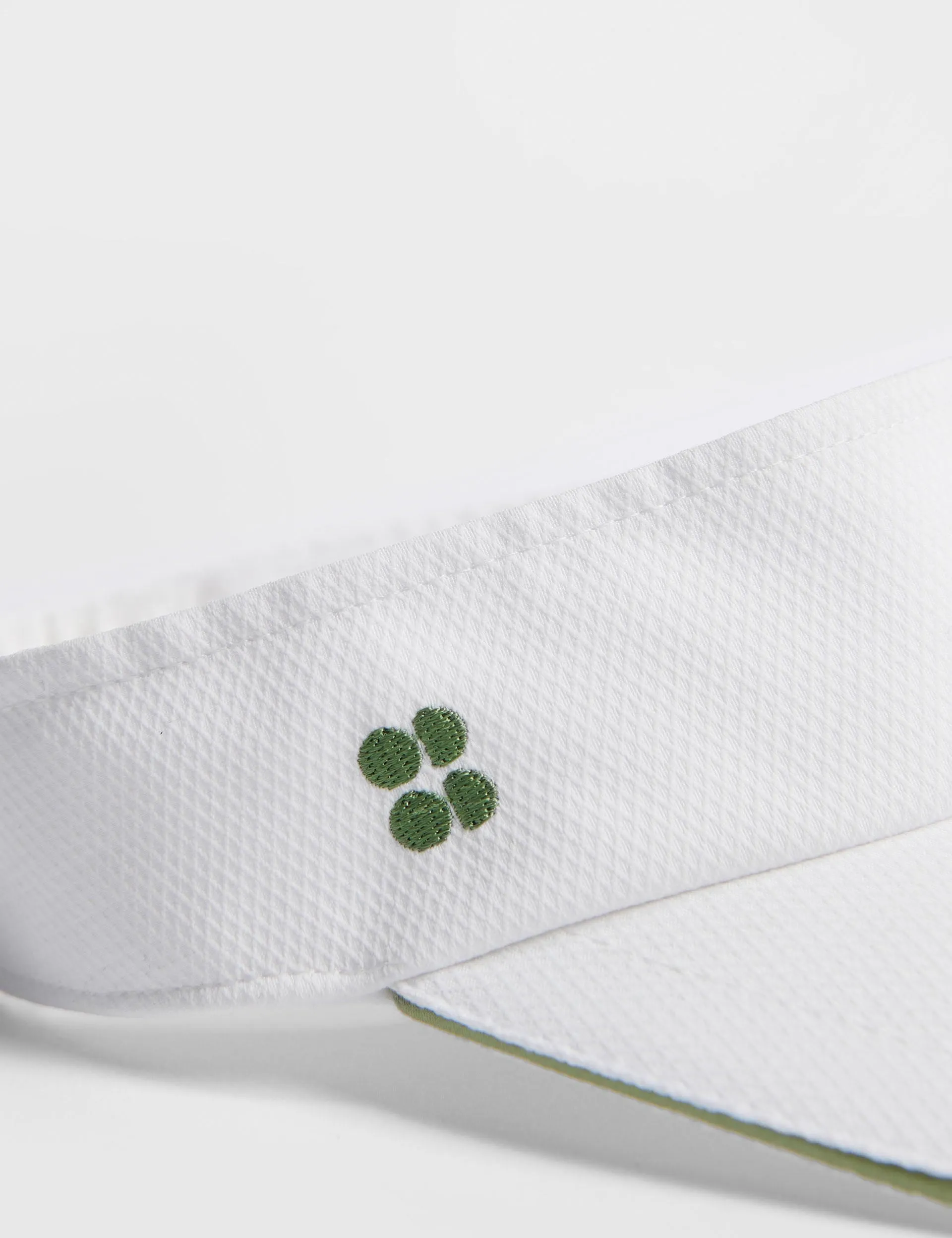 The Volley Visor - White/Courtside Green