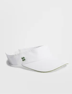 The Volley Visor - White/Courtside Green