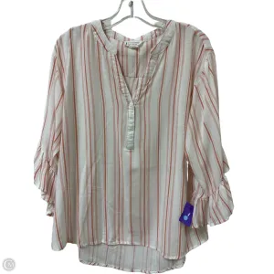 Top Long Sleeve By Loveriche In Striped Pattern, Size: Medium
