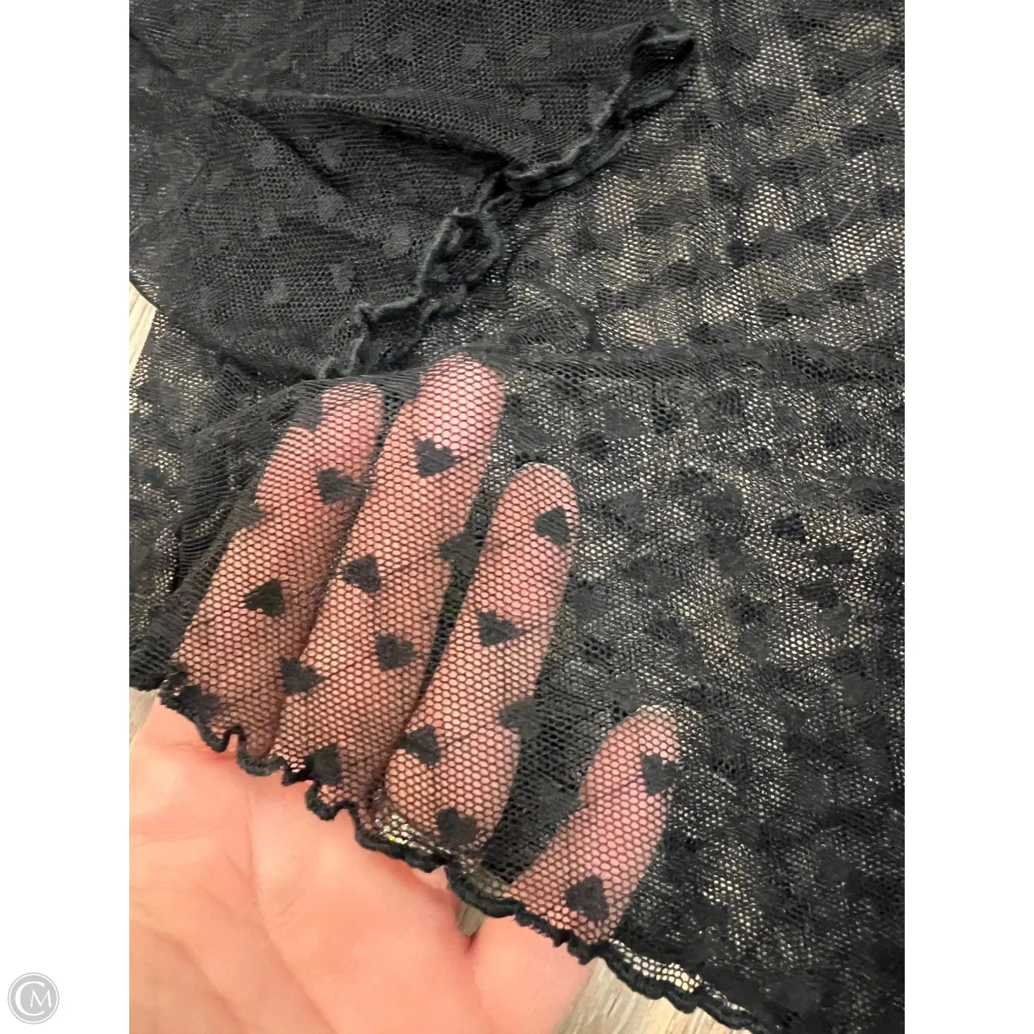 Top Long Sleeve By White Birch In Black, Size: 2x