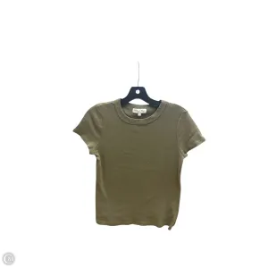 Top Short Sleeve By Michael Stars In Green, Size: S