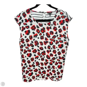 Top Short Sleeve By Talbots In Blue & Red & White, Size: Lp
