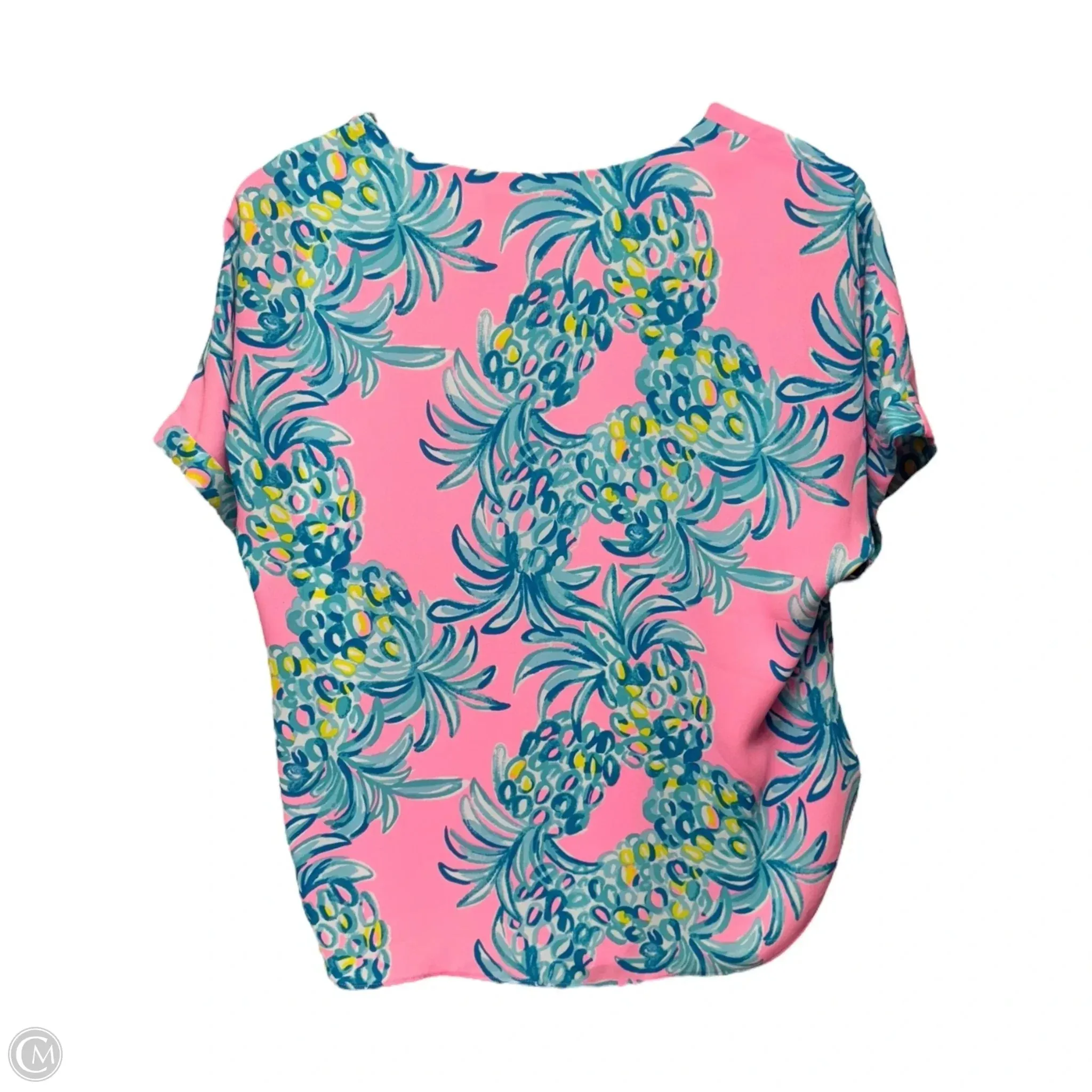 Top Short Sleeve Designer By Lilly Pulitzer In Multi-colored, Size: Xxs