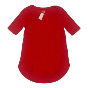 Top Ss Basic By Maurices In Red, Size:Xs