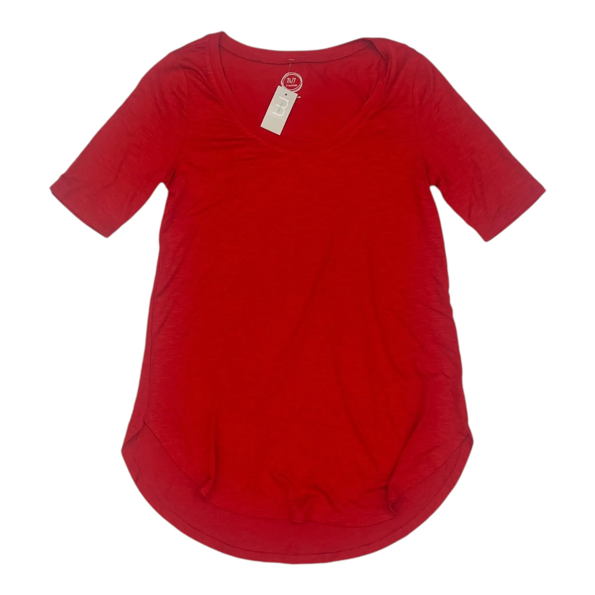 Top Ss Basic By Maurices In Red, Size:Xs