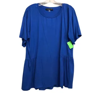 Top Ss By August Silk In Blue, Size:Xl