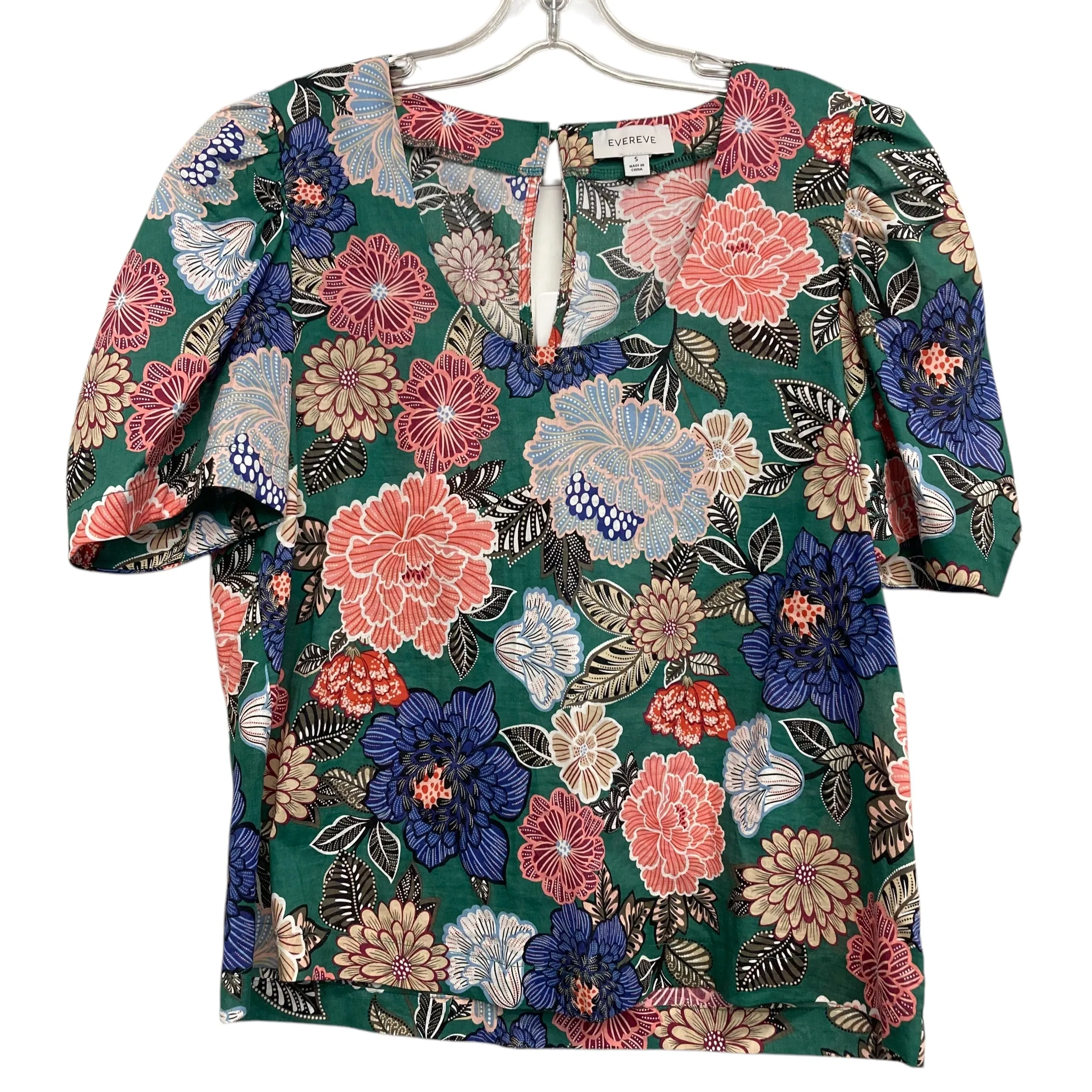 Top Ss By Evereve In Floral Print, Size:S