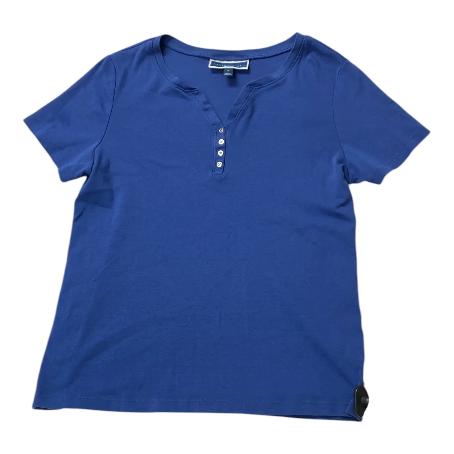 Top Ss By Karen Scott In Blue, Size:M