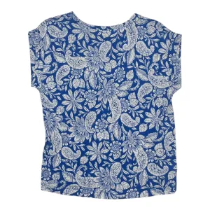 Top Ss By Loft In Blue & White, Size:Xs