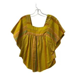 Top Ss By Madewell In Yellow, Size:Xs