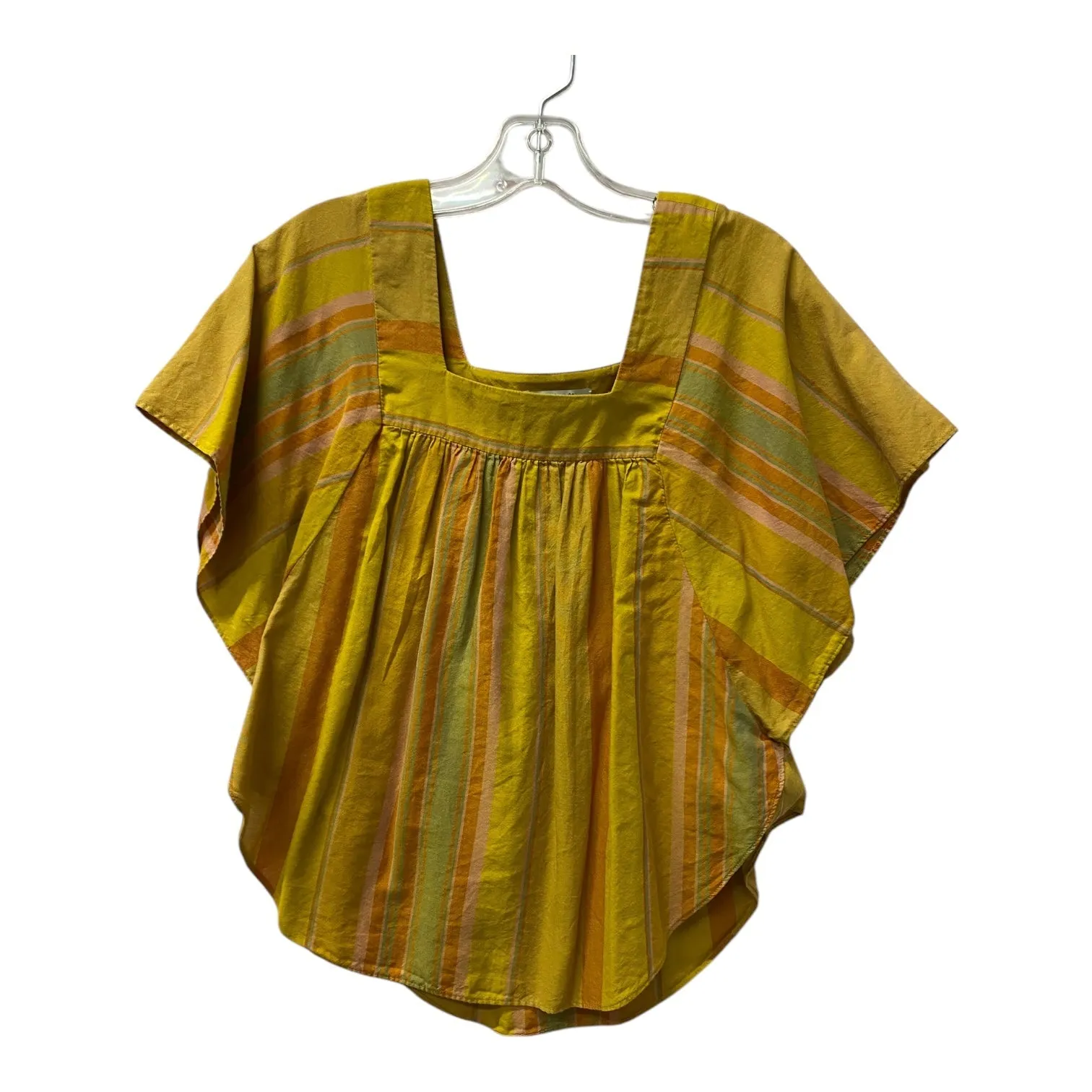 Top Ss By Madewell In Yellow, Size:Xs