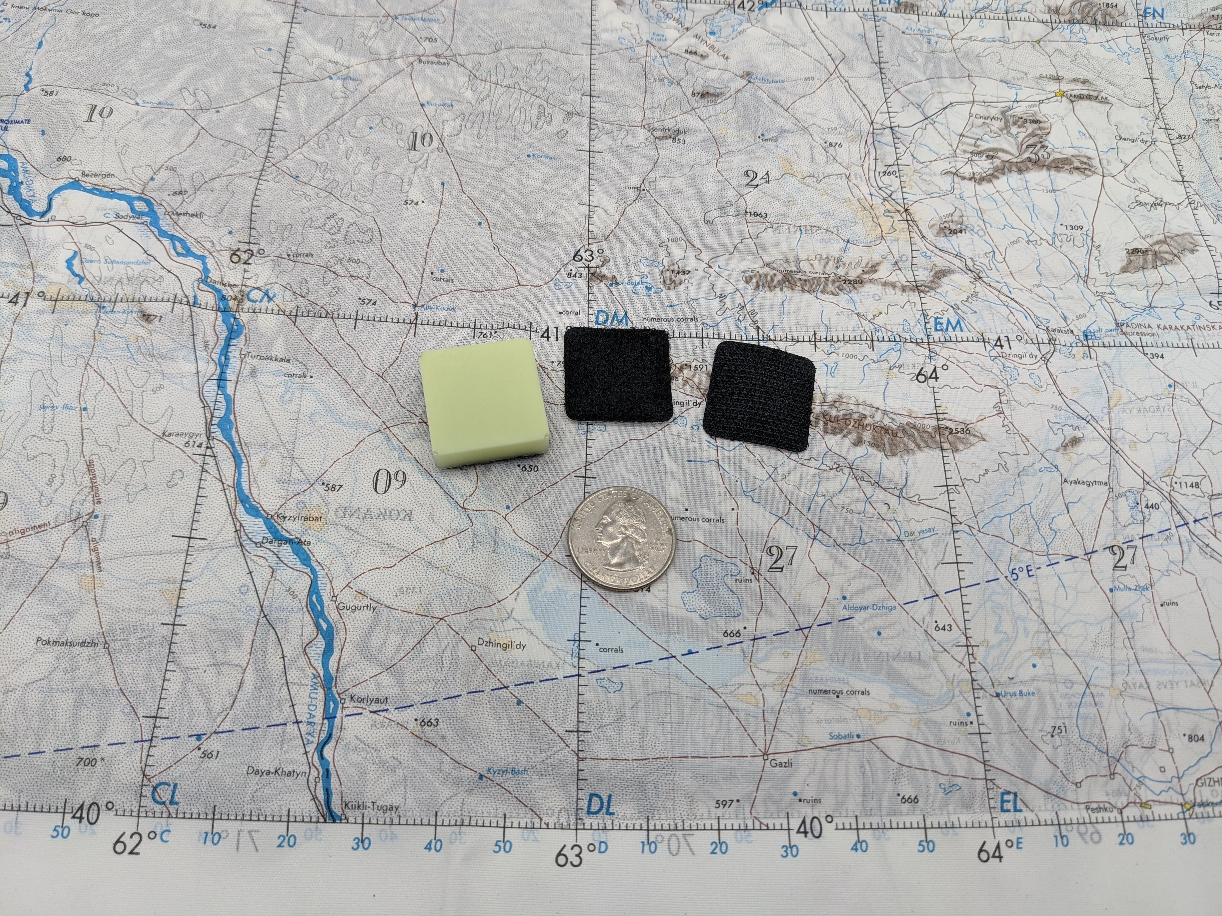 UGM - Square 1X 1 Tough Patch - Universal Glow Marker
