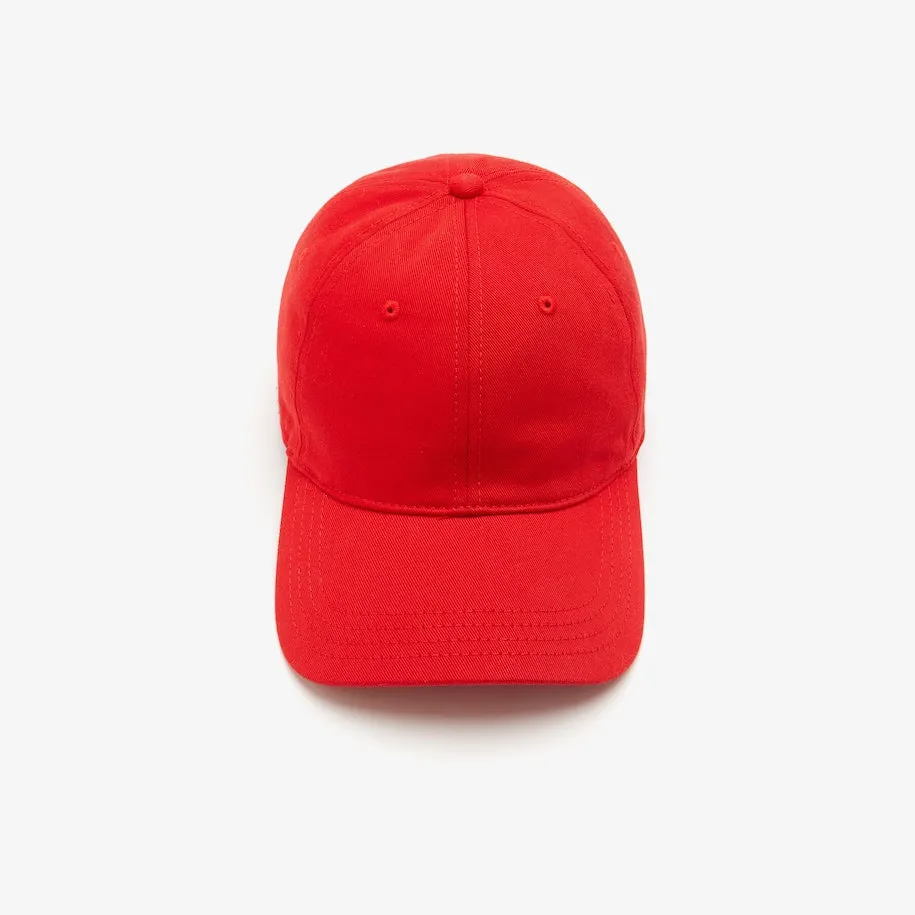 Unisex Organic Cotton Twill Cap Red