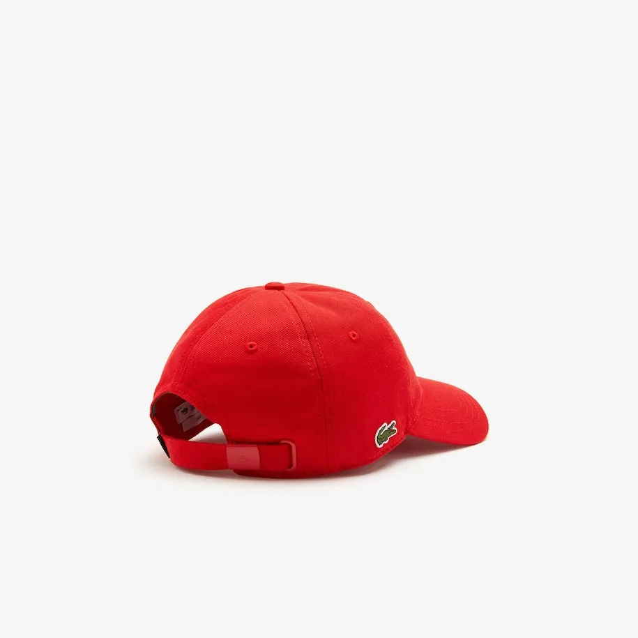 Unisex Organic Cotton Twill Cap Red