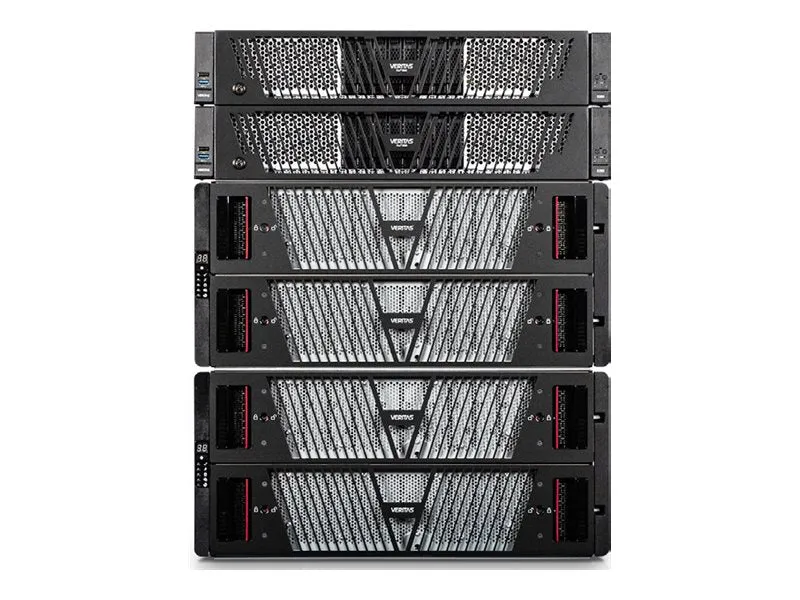 Veritas Access 3360 Appliance - Version A - hard drive array - 636.3 TB - 82 bays (SAS-3) - HDD 10 TB x 82 - Gigabit Ethernet, 35947-M4217