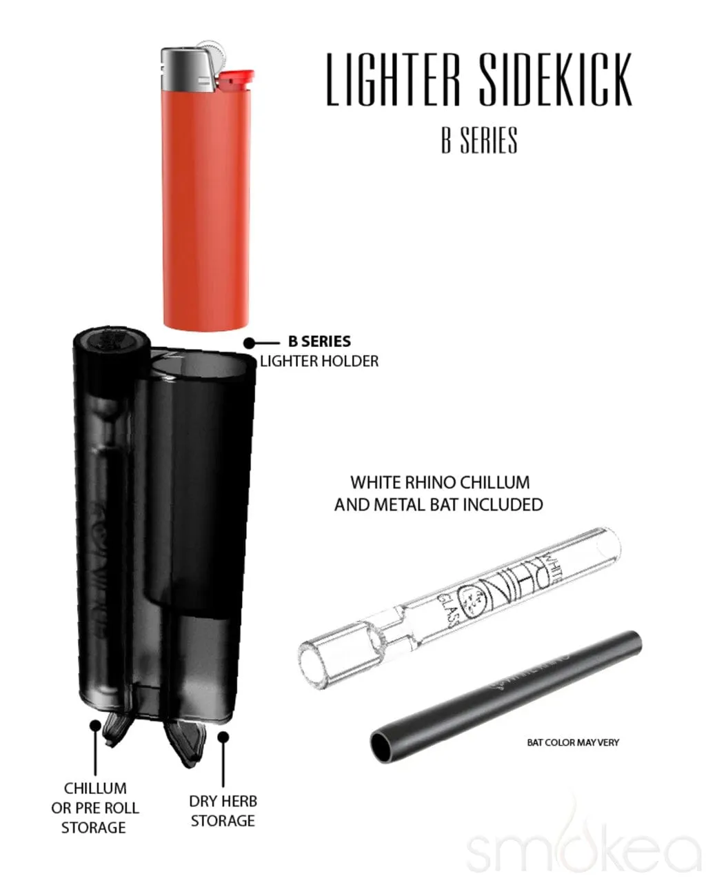 White Rhino Lighter Sidekick Dugout